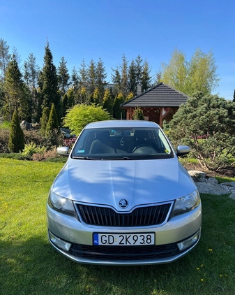 Skoda RAPID cena 33949 przebieg: 155234, rok produkcji 2016 z Gdańsk małe 277